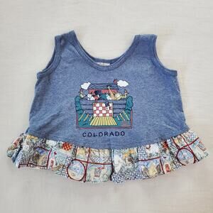 Vintage Colorado Travel Tank Top Noah's Ark 3t